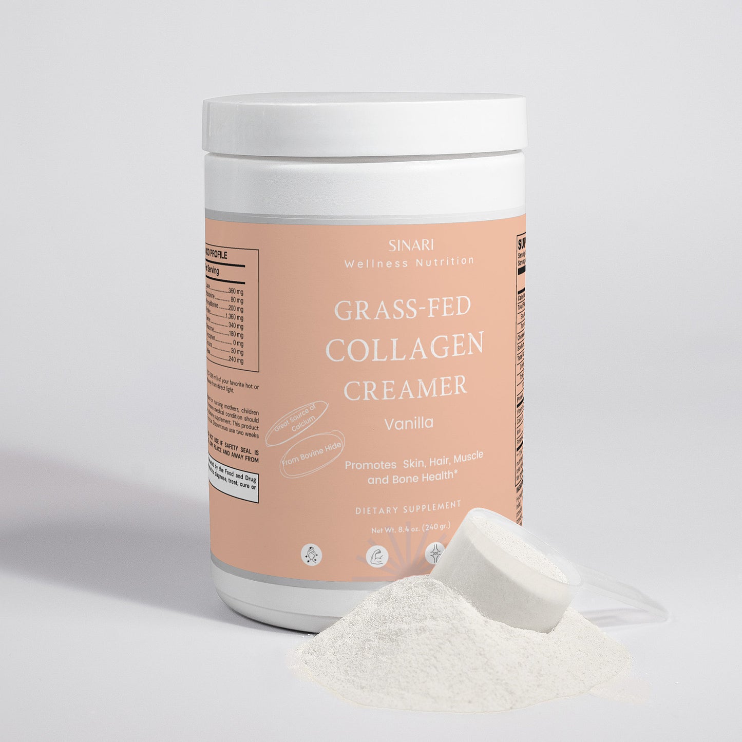 Grass-Fed Collagen Creamer (Vanilla)