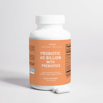 Probiotic 40 Billion with Prebiotics